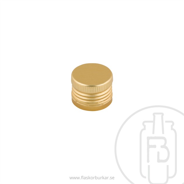 Metallkapsyl 31mm Guld gängad med oljeinsats